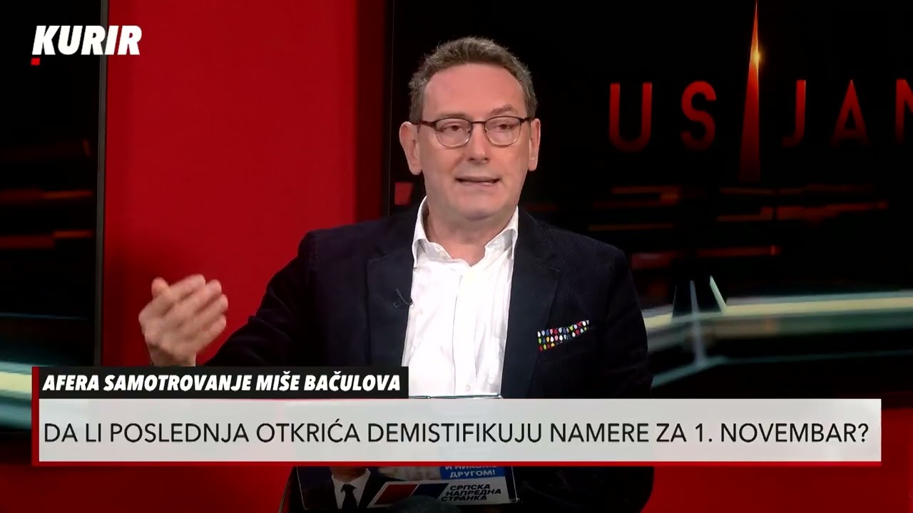 AFERA SAMOTROVANJE MI&Scaron;E BAČULOVA Da li poslednja otrkića demistifikuju namere za 1.novembar?