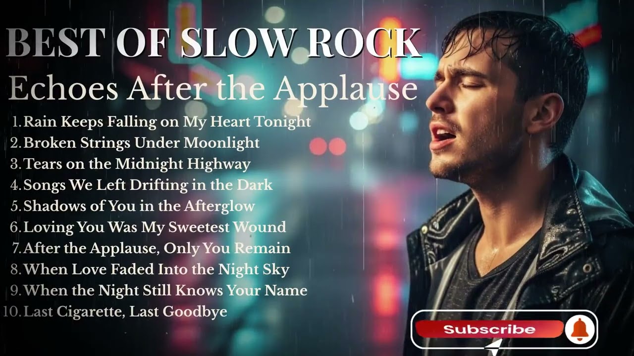 Rain Keeps Falling on My Heart Tonight🎼When the Rain Stops | Soft Rock Songs for a Lonely Night