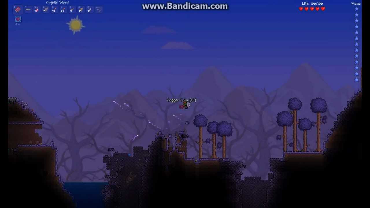 Terraria - Crystal Storm vs. Eater of Worlds (Pretty Easy)