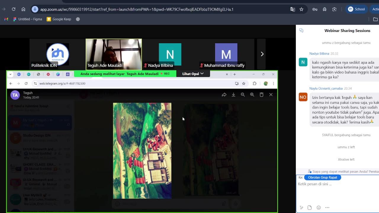 Webinar Sharing Sessions