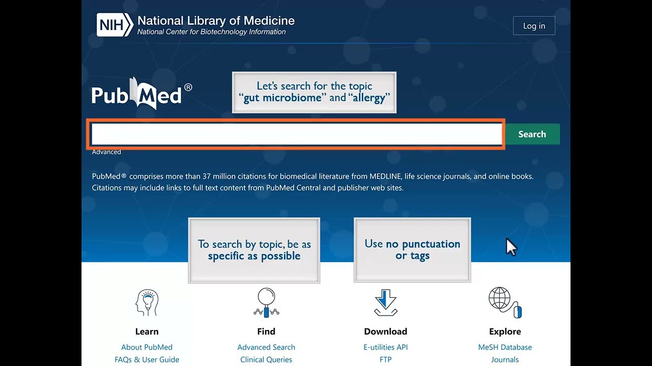 PubMed: поиск статей по теме