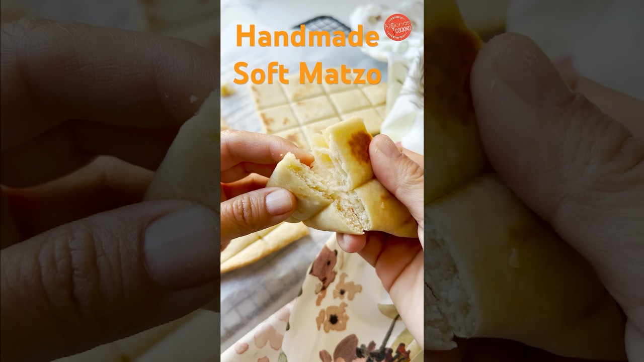 Baked Unleavened Bread (Handmade Soft Matzo)