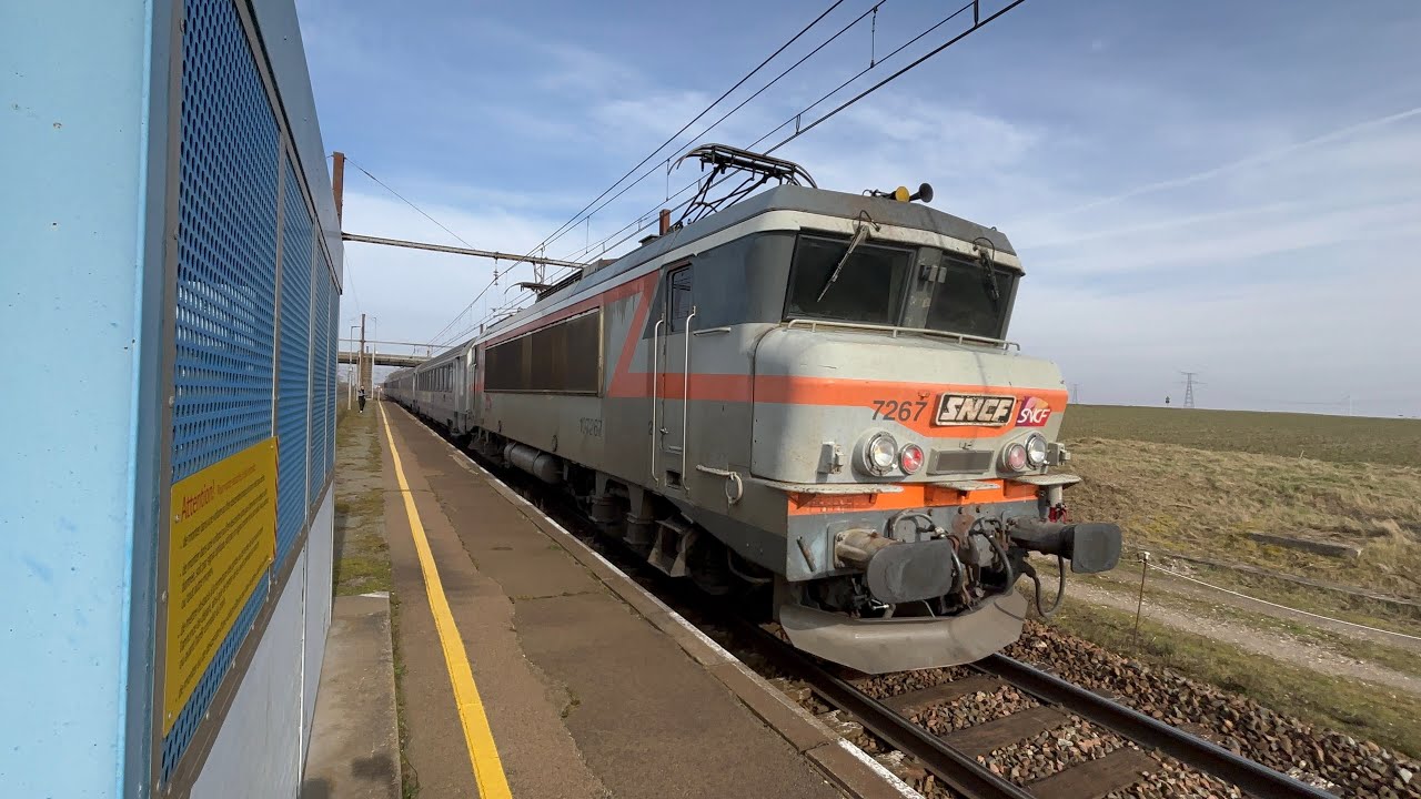 Compilation de trains sur le PO vers Chateau-Gaillard