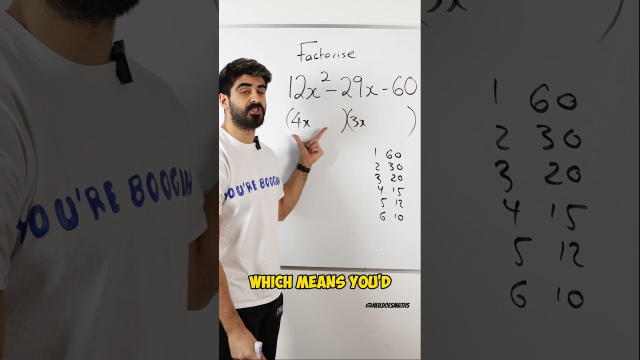Struggling With Factorisation? This Hack Will Save You Time! ⏳🧠