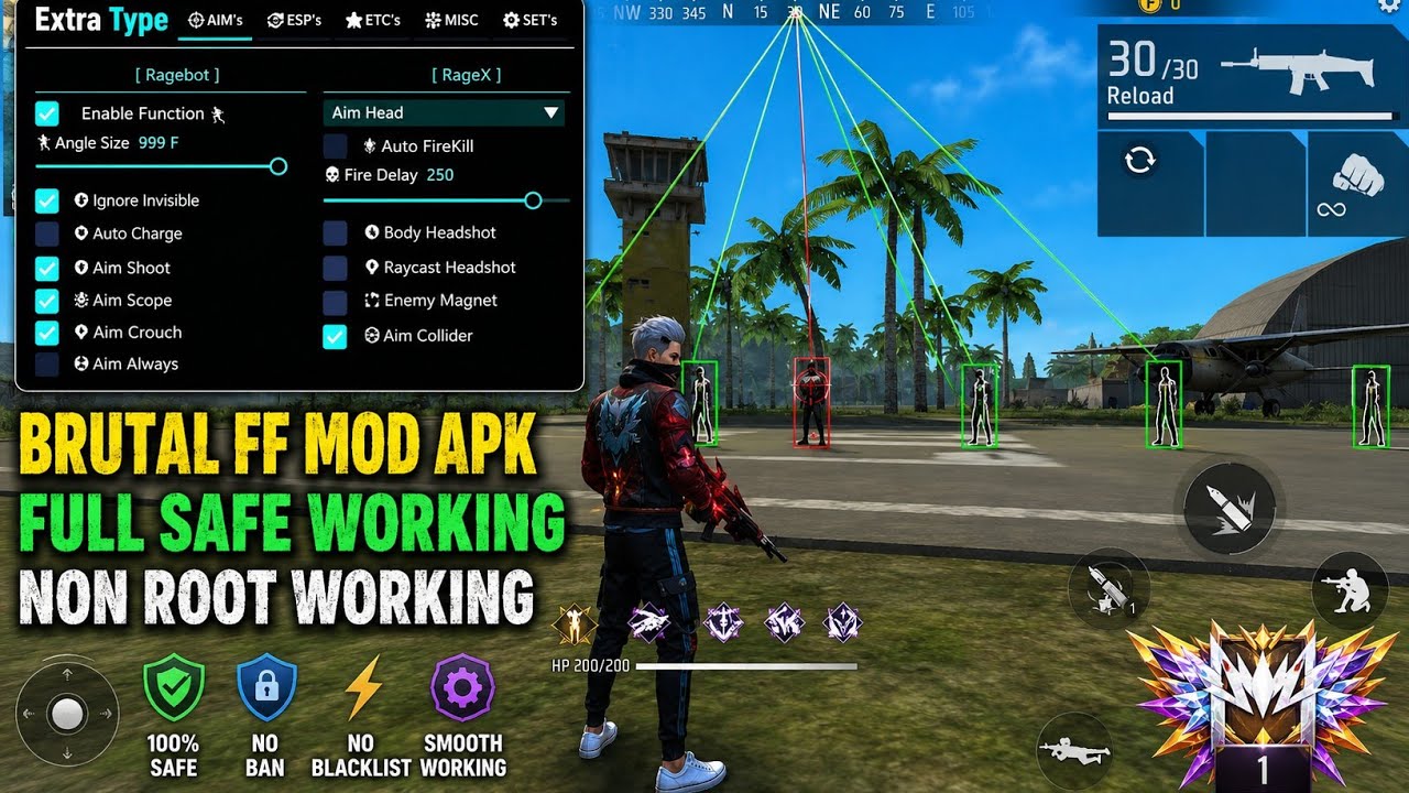 MOD MENU ANDROID EXTRA TYPE CRACKED NO KEY ✅🔥NON ROOT WORKING💯 ANTIBAND SAFE ALL SEVER🔥