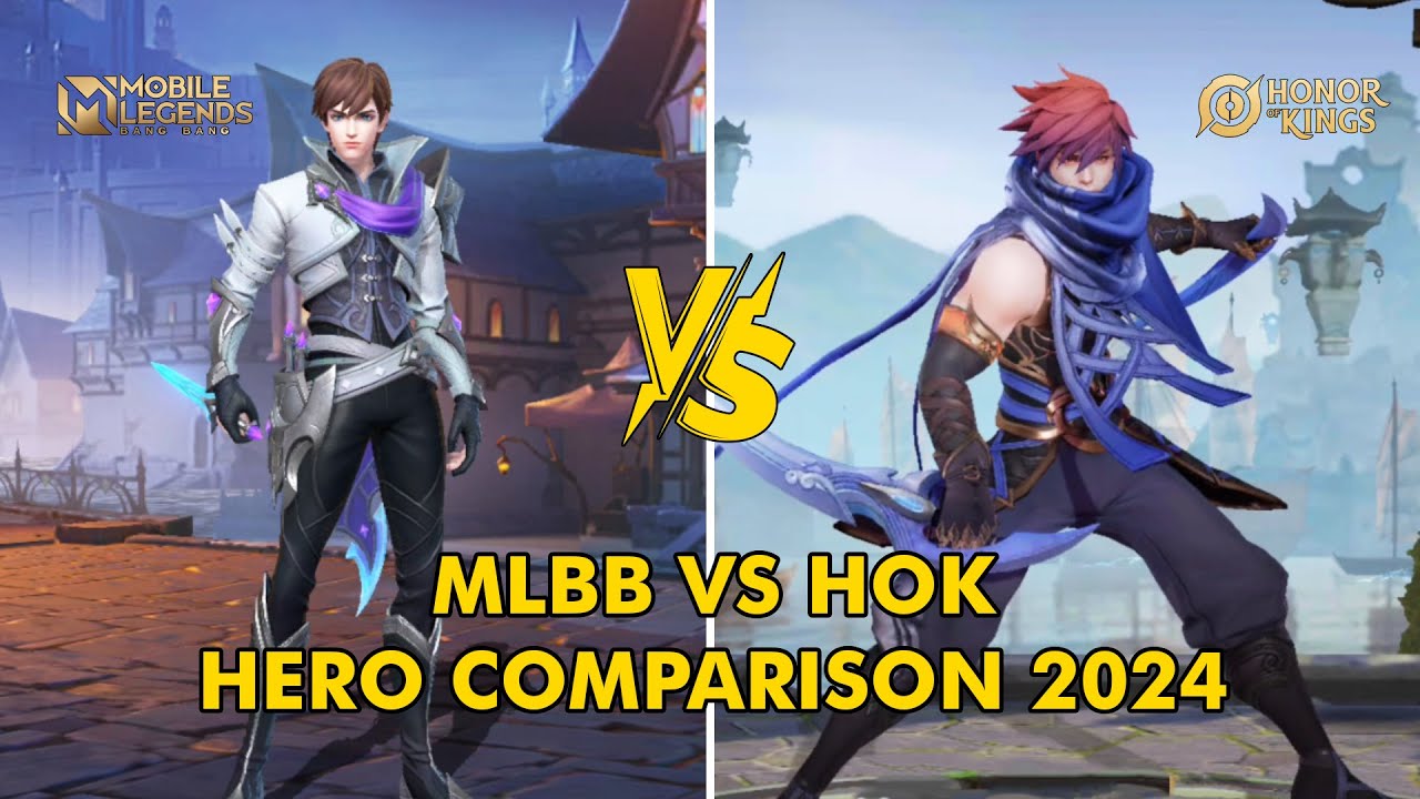 MOBILE LEGENDS VS HONOR OF KINGS HEROES COMPARISON | 2024