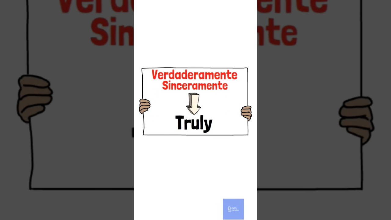 📌 ¿Cómo decir “de verdad” o “verdaderamente” en inglés? 💬 Aprende "Truly" con ejemplos claros! ✅