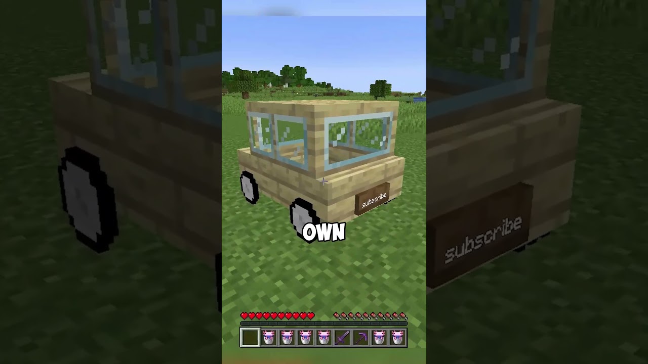what if minecraft had cars?