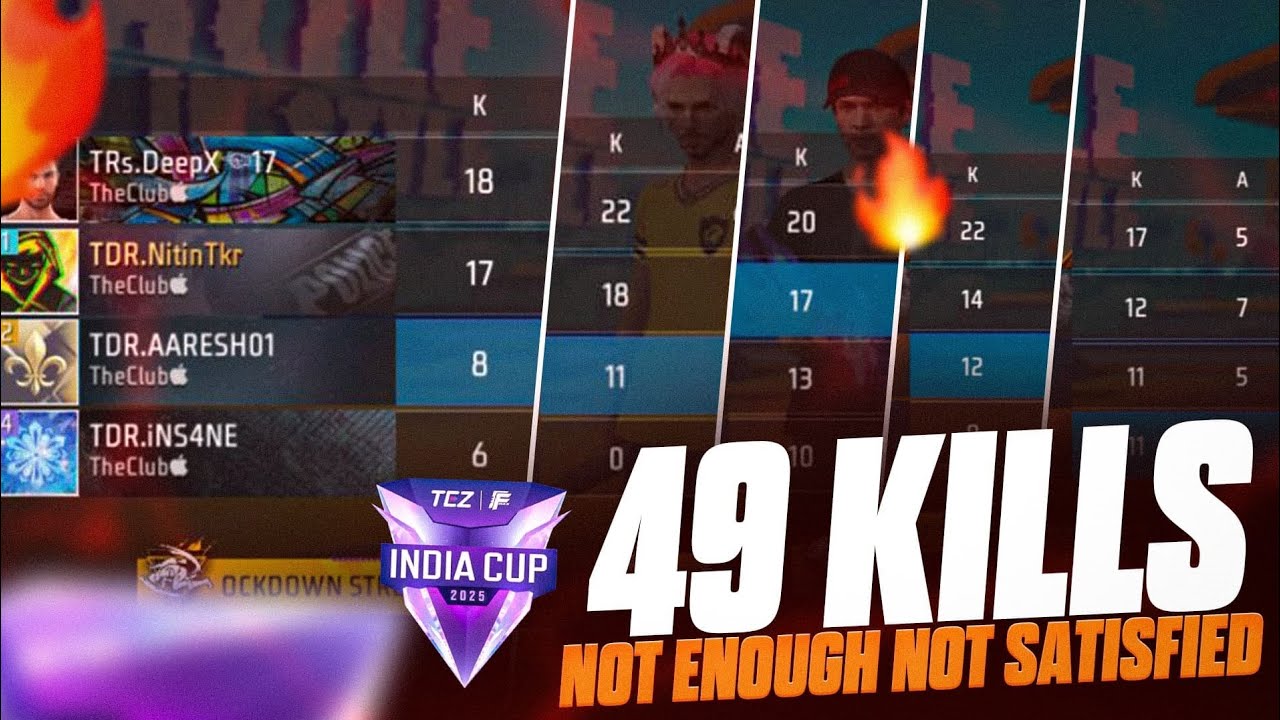 GRINDING FOR FFMIC OPEN QUALIFIERS 🏆🎯 49+ KILLS FULL MATCH POV | FT.NITIN-TKR