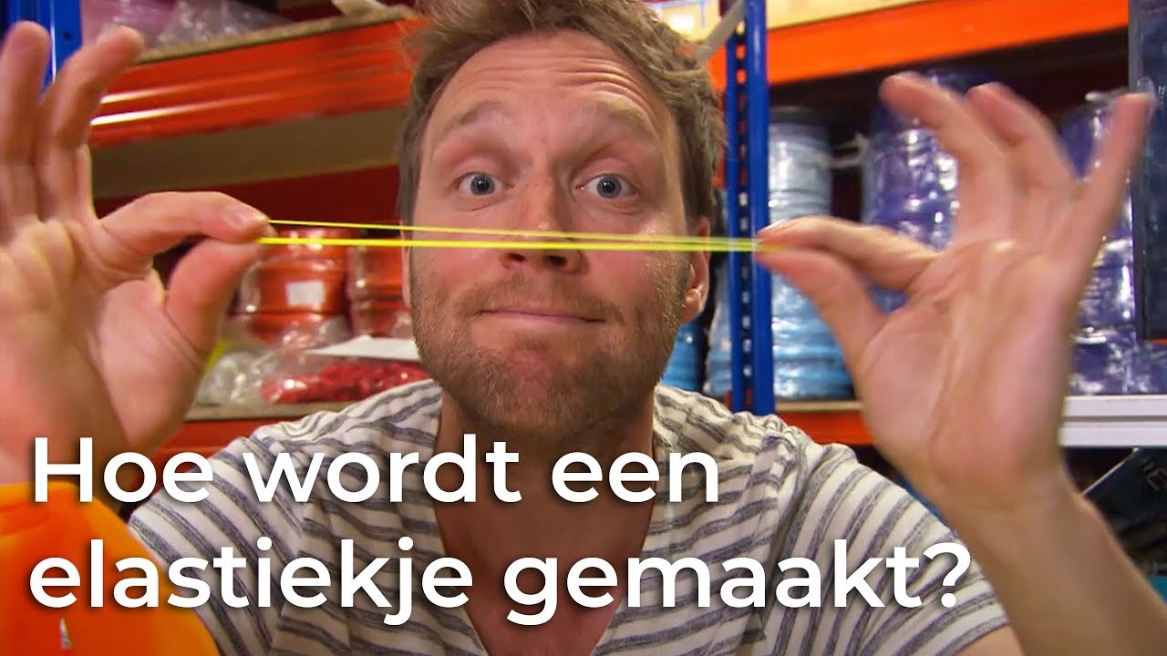 Hoe worden elastiekjes gemaakt? | Doen Ze Dat Zo? | Het Klokhuis