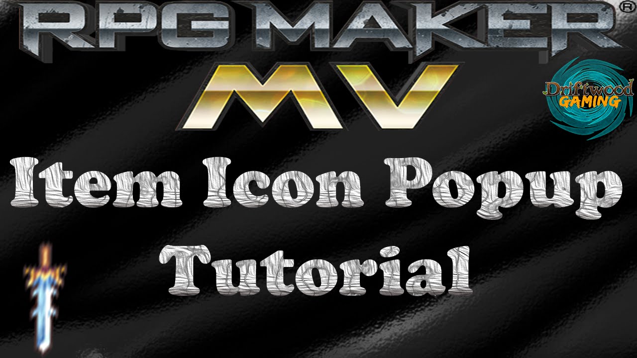 RPG Maker MV Tutorial Item Icon Popup