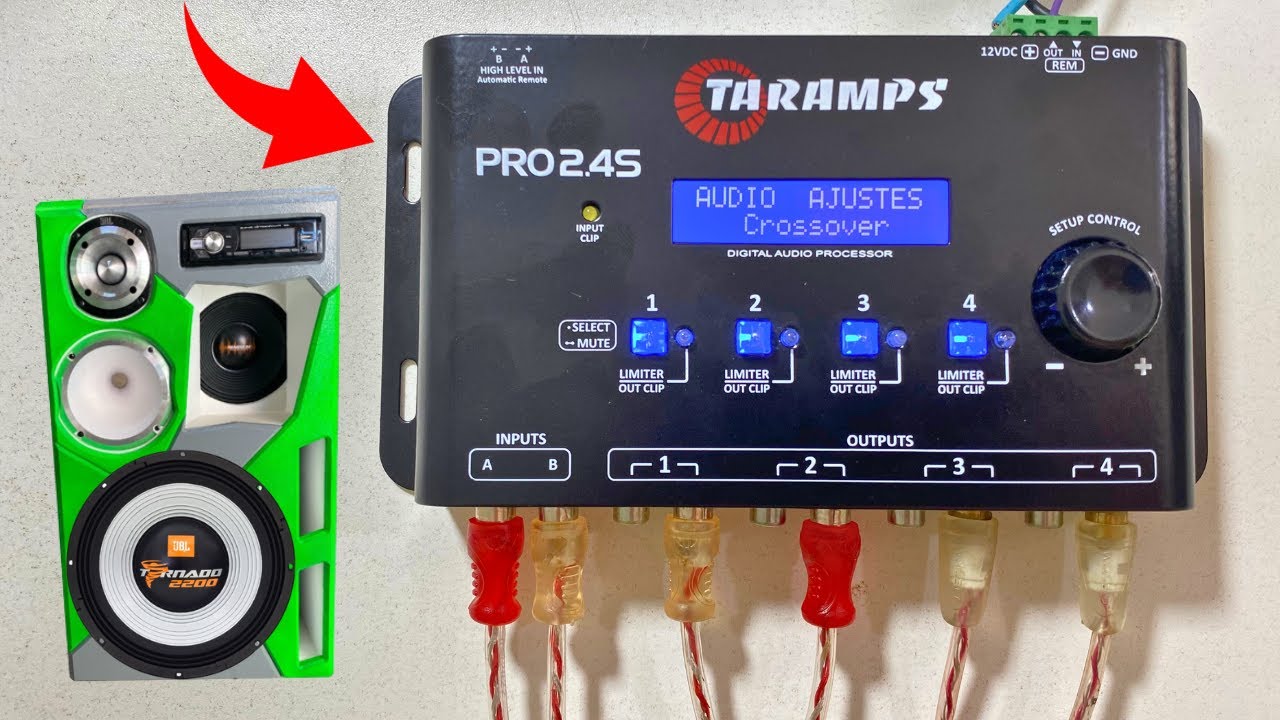 💡COMO REGULAR UM SOM CORRETAMENTE PIONEER E PROCESSADOR DE AUDIO TARAMPS