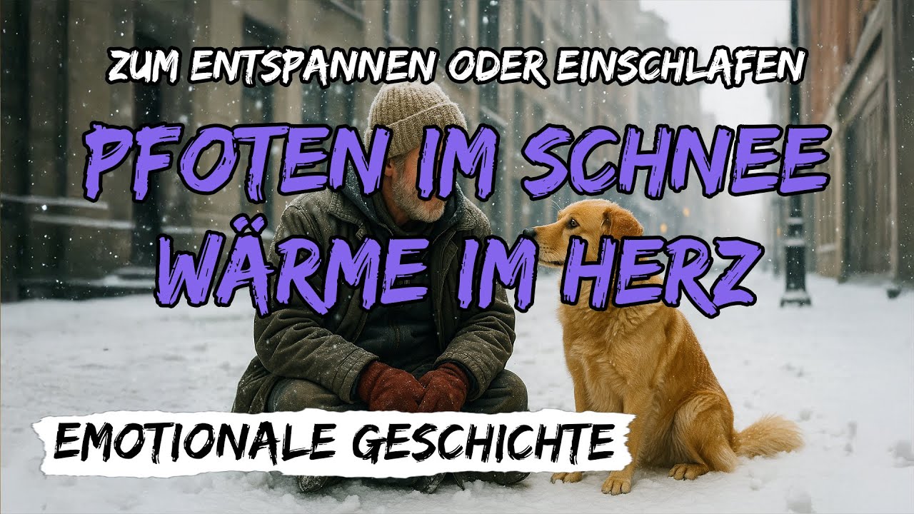 Pfoten im Schnee, Wärme im HerzㅣEmotionale GeschichteㅣZum einschlafen oder entspannen