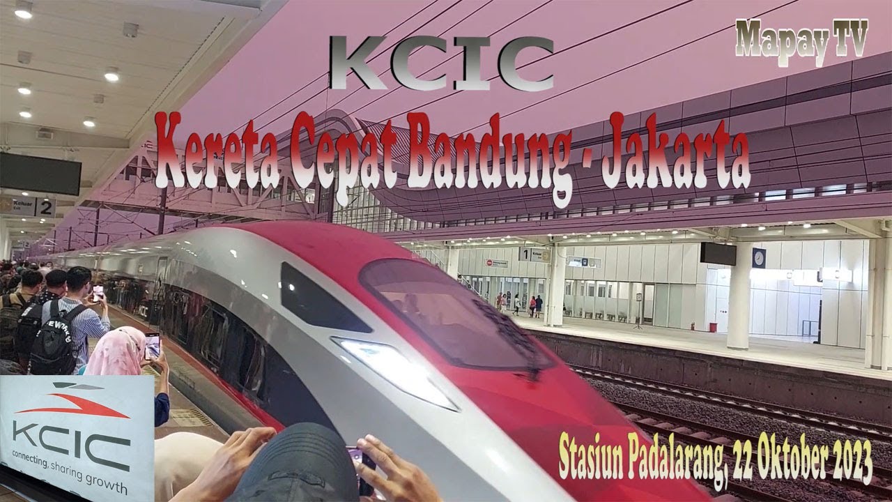 Kereta Cepat Whoosh KCIC dari Stasiun Padalarang Bandung ke Stasiun Halim Jakarta Lanjut Naik LRT