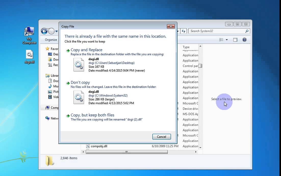 How to Fix dxgi.dll Error ?