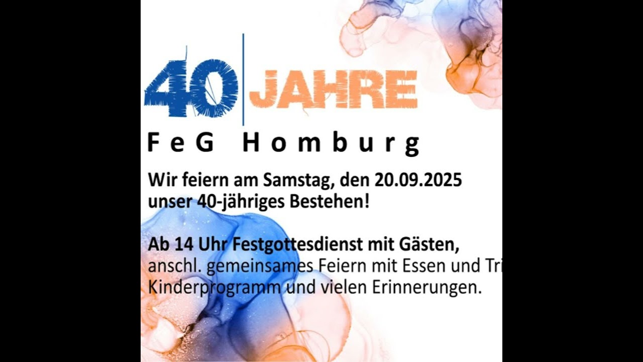 40 Jahre FeG Homburg
