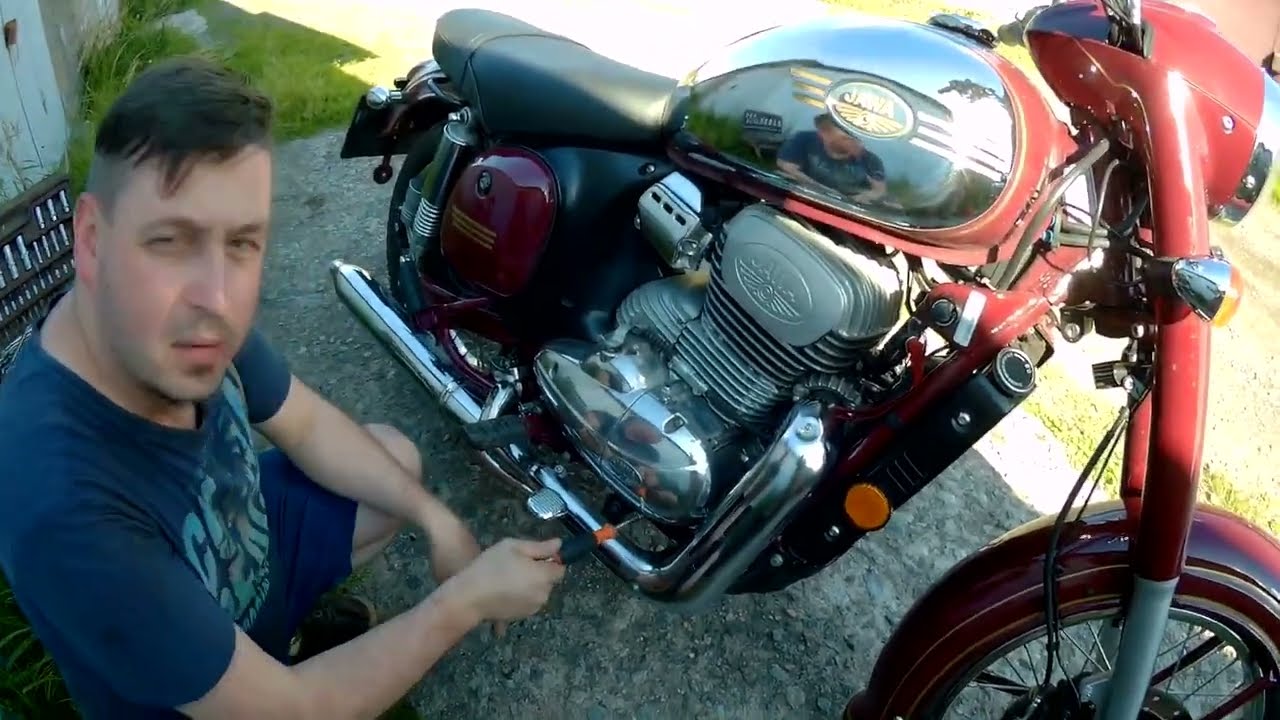 Jawa CL300 Замена Масла | oil change