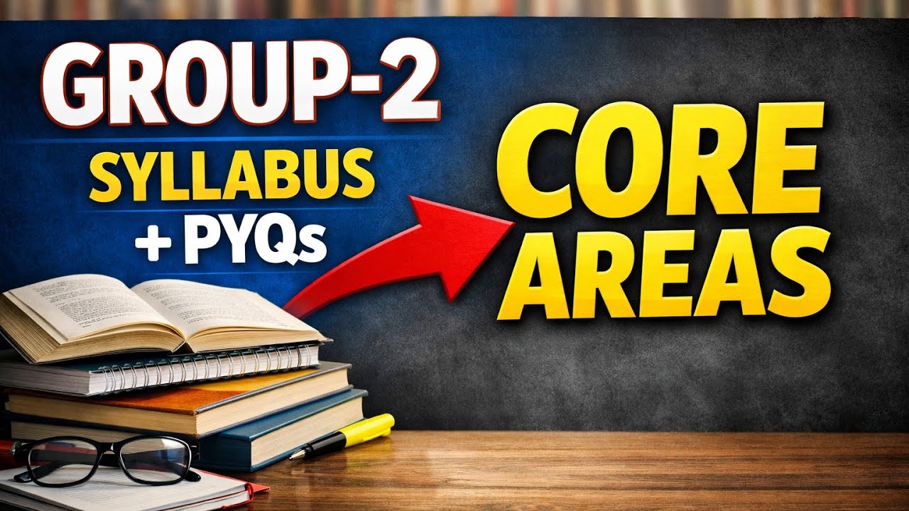 గ్రూప్ 2 సిలబస్ & PYQ's నుండి Core Areas ఎలా గుర్తించాలి. Part2 #competitiveexams#youth# motivation 