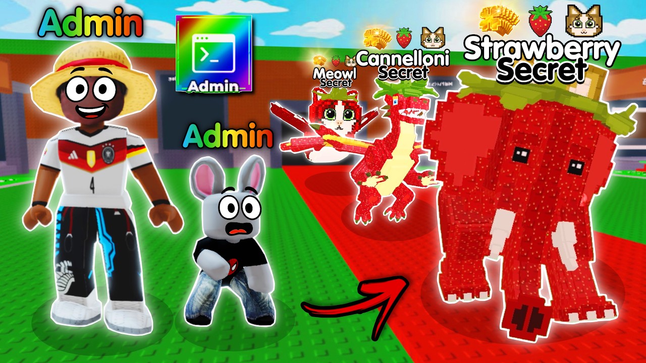 JOGUEI NO SERVIDOR SECRETO DOS ADMINS no ROUBE O BRAINROT COM O LARRYZINHO!