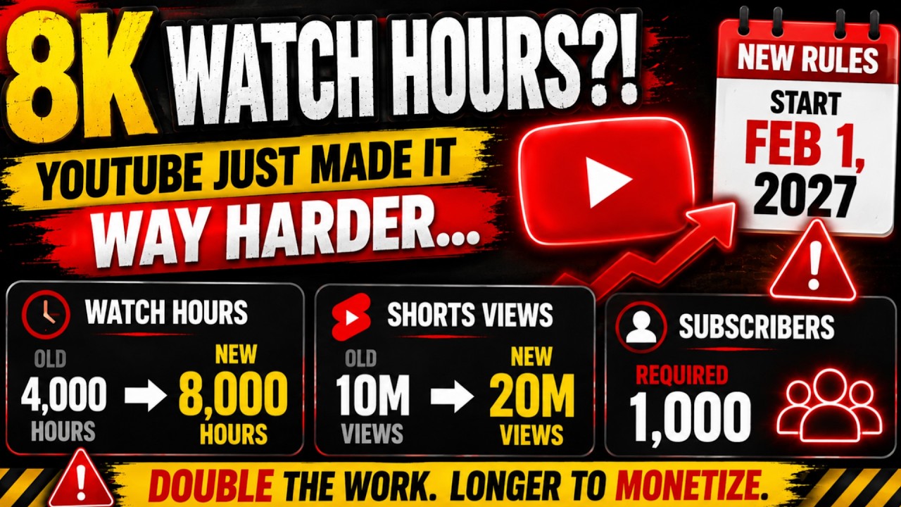 YouTube Just Made Monetization HARDER...