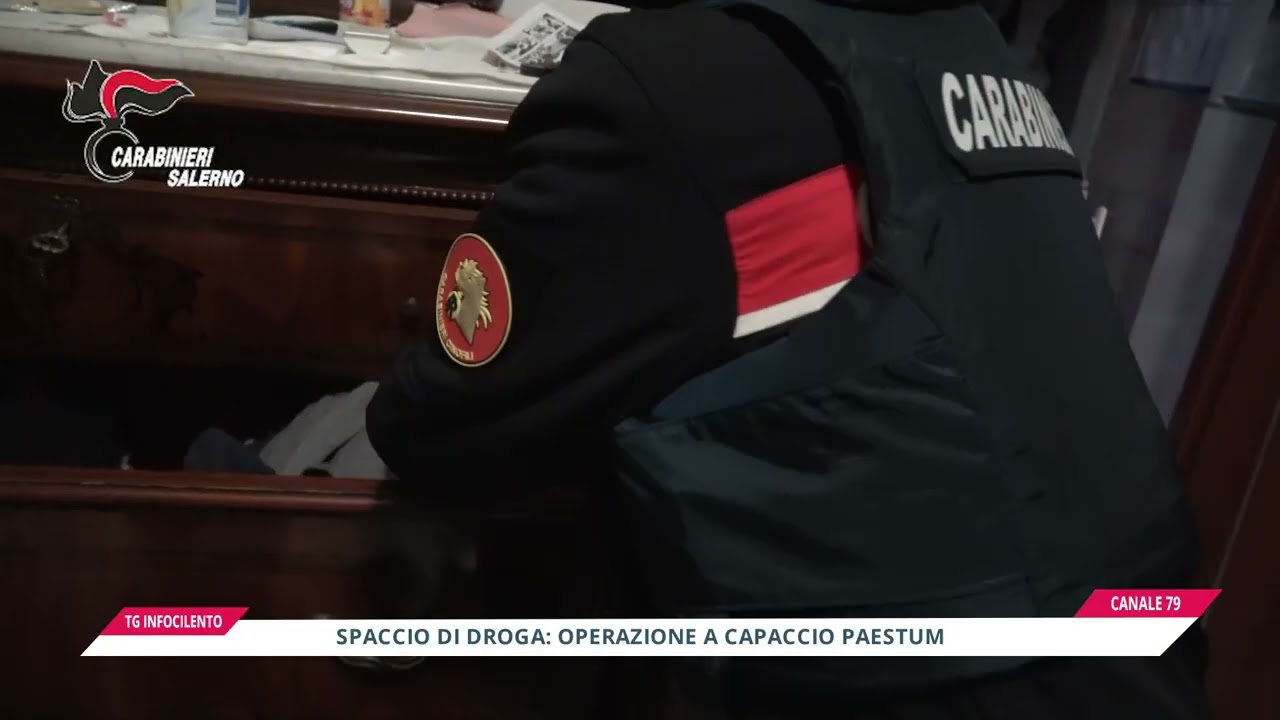 Blitz a Capaccio Paestum, deteneva droga e armi illegali: arrestato pusher