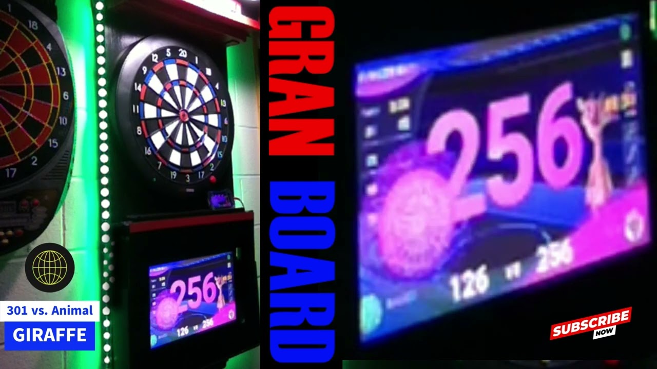 301 Game vs. Animal (GIRAFFE) - GranBoard Darts