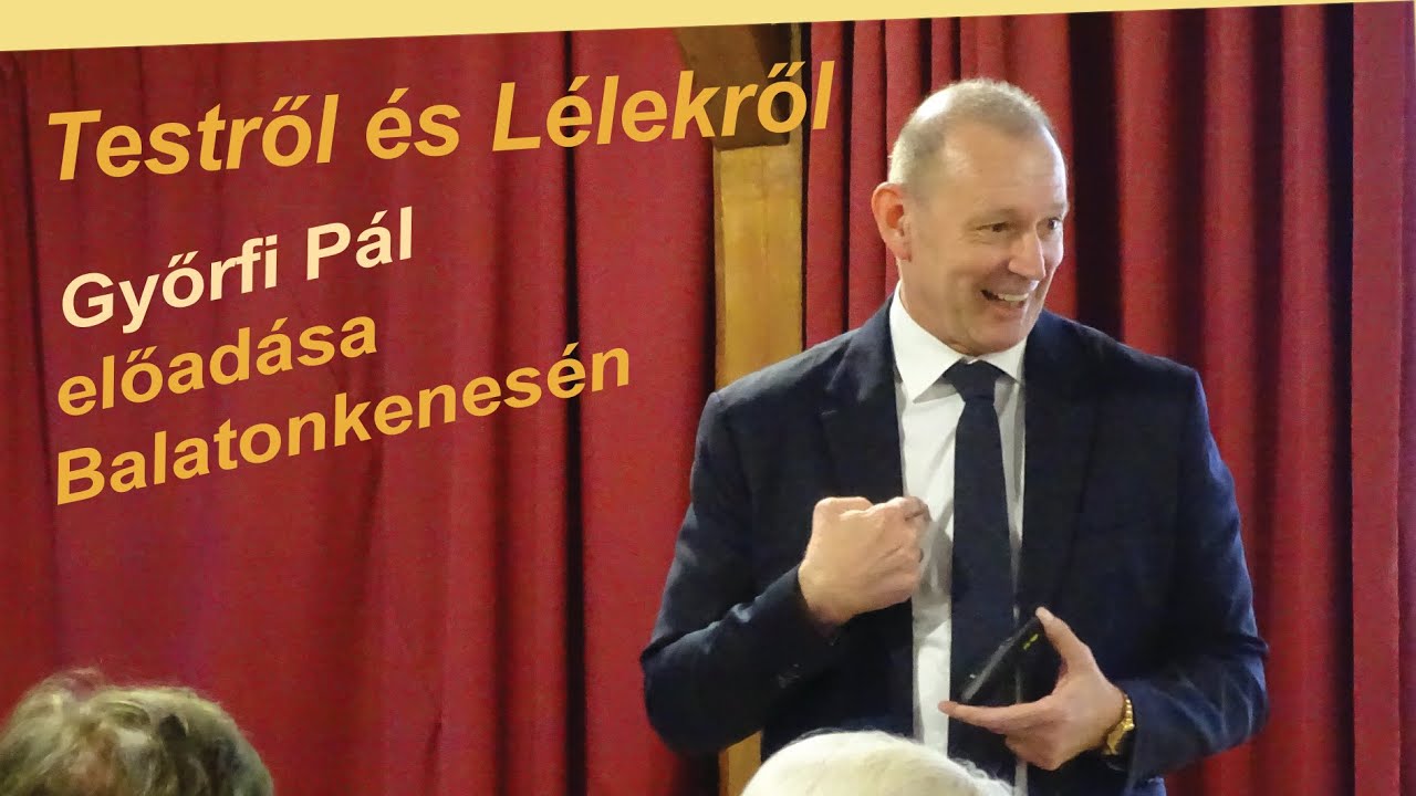Testről és Lélekről, mentős szemmel. Győrfi Pál mentőtiszt előadása Kenesén