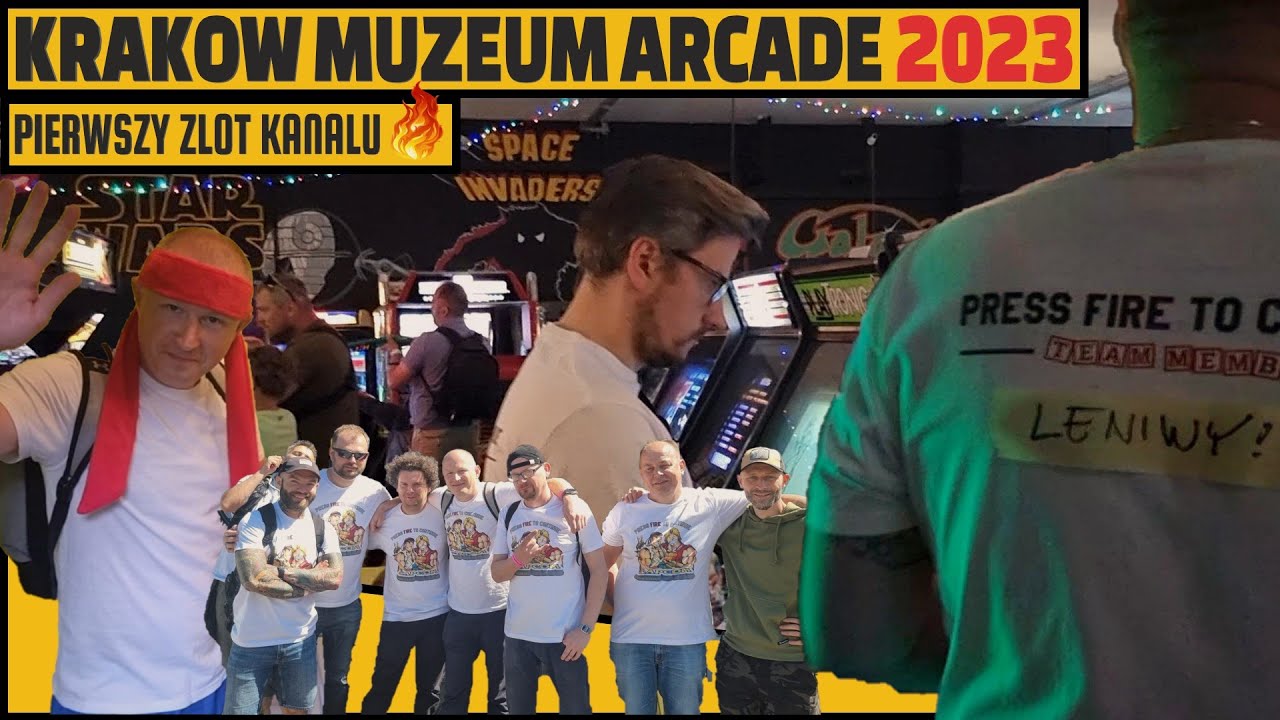 Kraków Arcade Museum 2023 i pierwszy zlot🔥 @RetroGulasz @RetroBorsuk @Victorino_PL @kuba_slonka