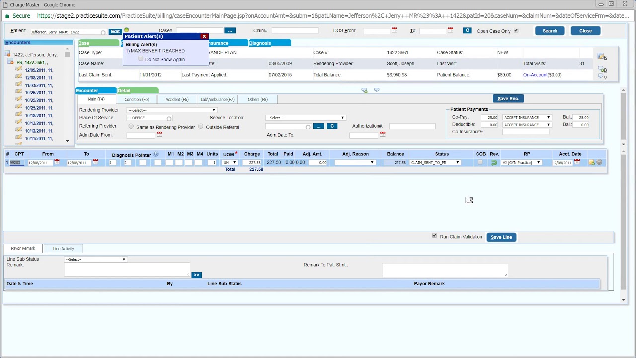 How to Edit Charges and Rebill Claims in PracticeSuite