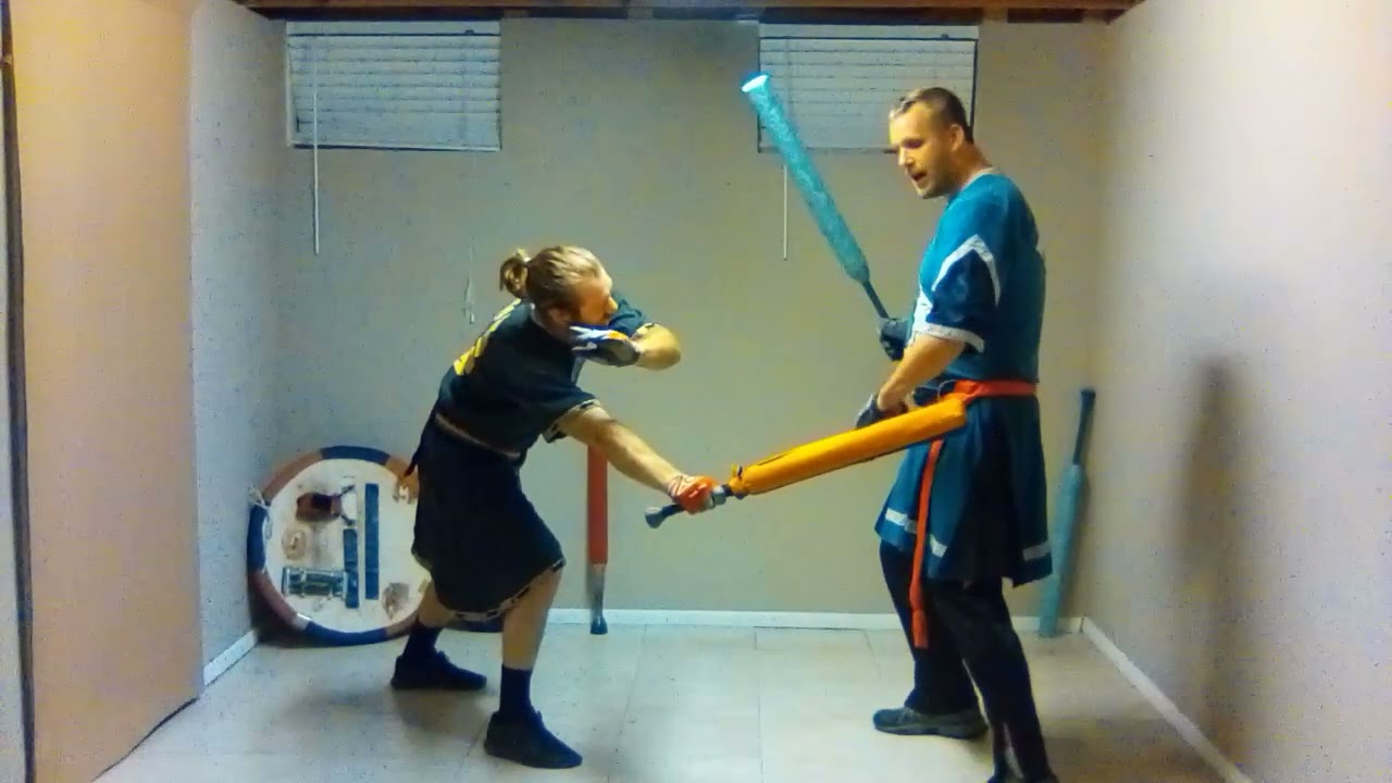 Combo shots for Amtgard / LARP combat with Warlords Bighead and Farix