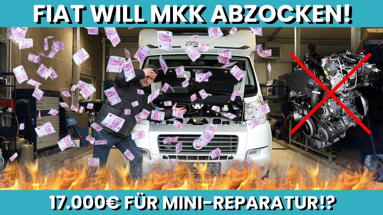 Fiat will uns bei Wohnmobil-Reparatur abzocken – so dreist war der Kostenvoranschlag an MKK!