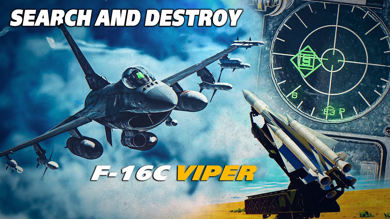 2 Корабль F-16C Viper в тылу врага | НАЙТИ И УНИЧТОЖИТЬ | Цифровой боевой симулятор | DCS |