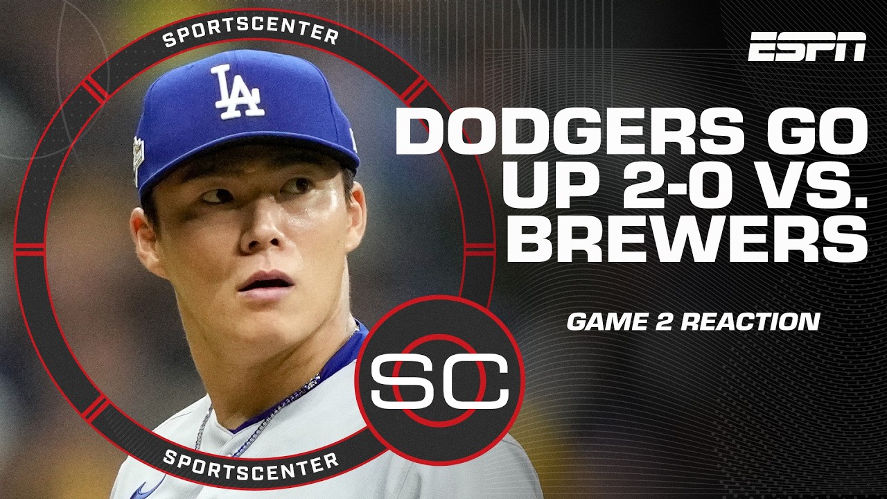 NLCS Game 2 REACTION ⚾️ Dodgers have the deepest lineup in the MLB - Xavier Scruggs | SportsCenter