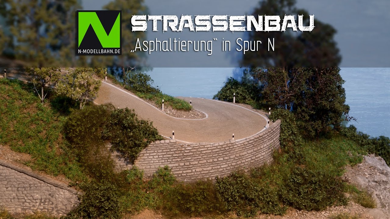 N-Modellbahn - Straßenbau, 