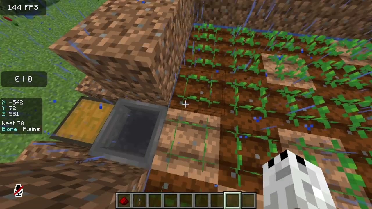 tutorial na farme marchewek w minecraft