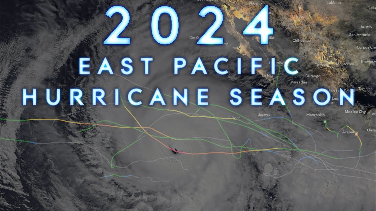 2024 East Pacific Hurricane Season Animation