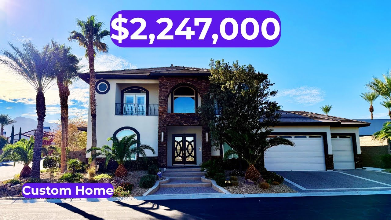 Inside a $2,247,000 Las Vegas Luxury Estate with a Resort Backyard