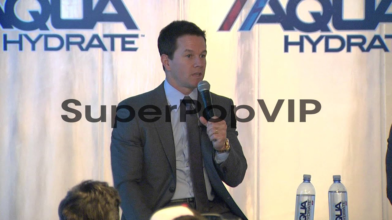 SPEECH - Mark Wahlberg on how AQUAhydrate has affected hi...