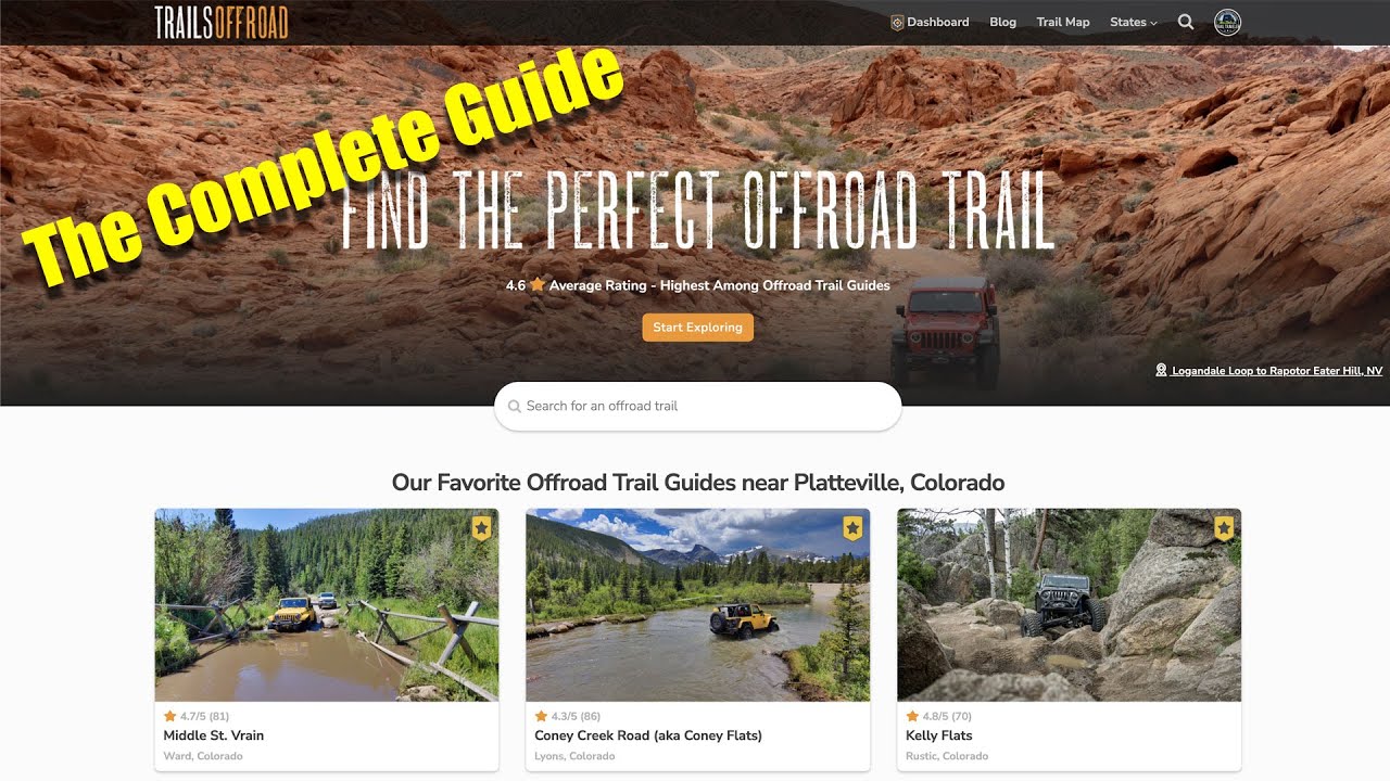 The Complete Guide to Trails Offroad - New 