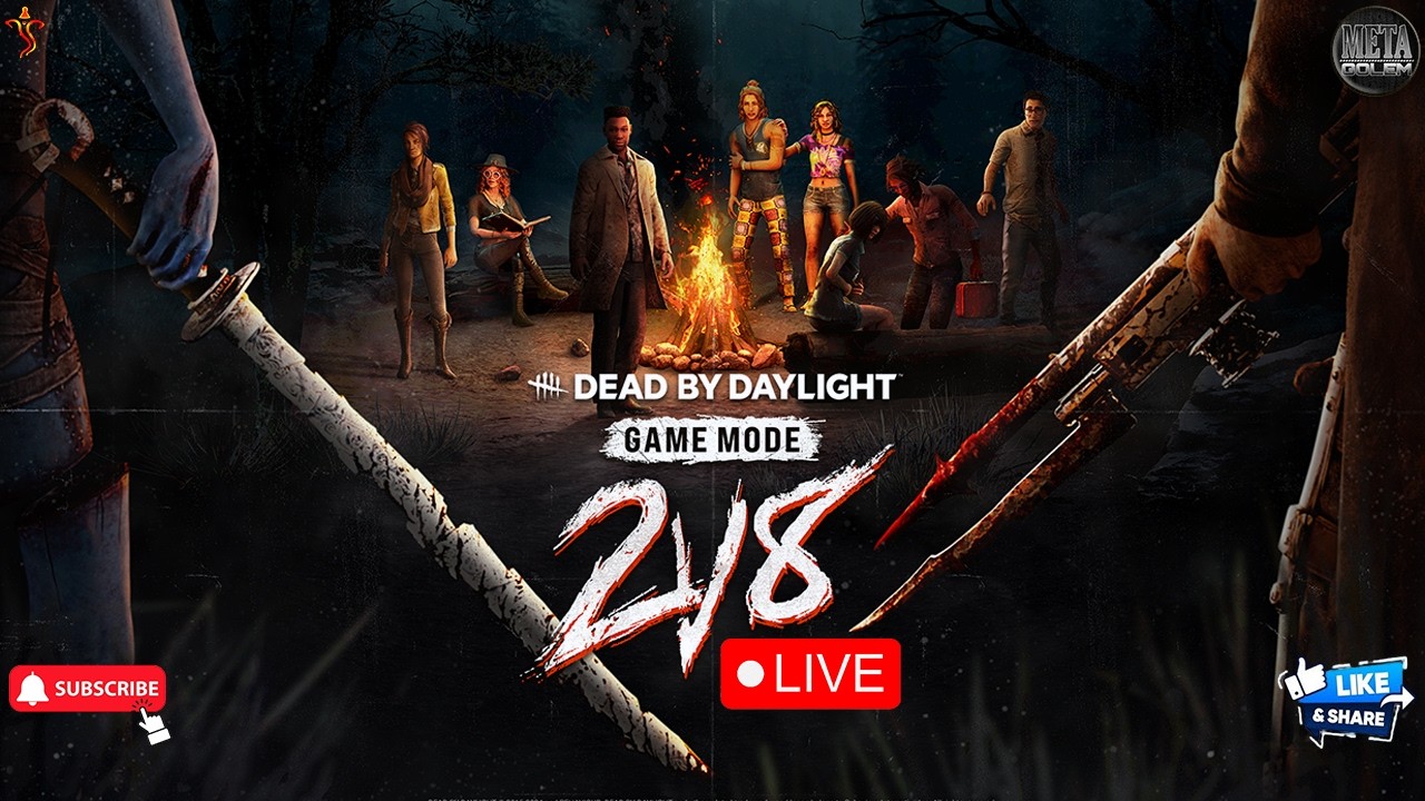 LET'S SEE HOW BAD 2V8 REALLY IS 😈 | DBD LIVE🔴