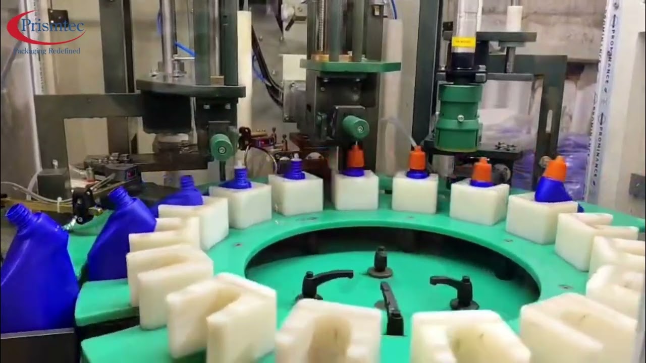 Toilet Cleaner 500ml HDPE Bottle Automatic Packing Line
