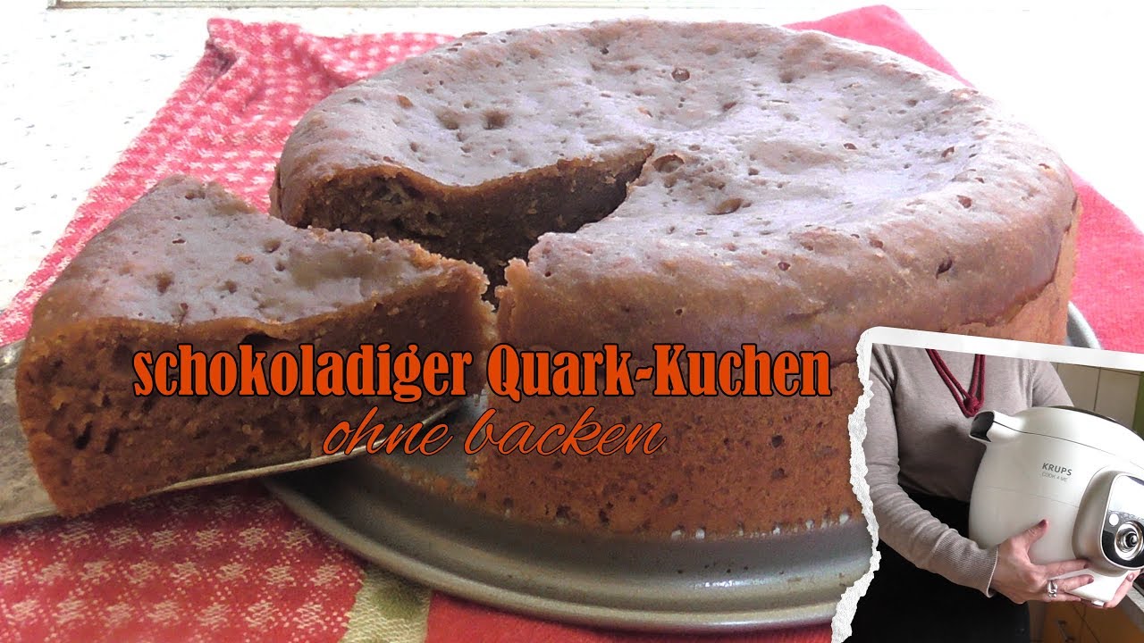 schokoladiger Quark - Kuchen ohne backen * cook4me Krups
