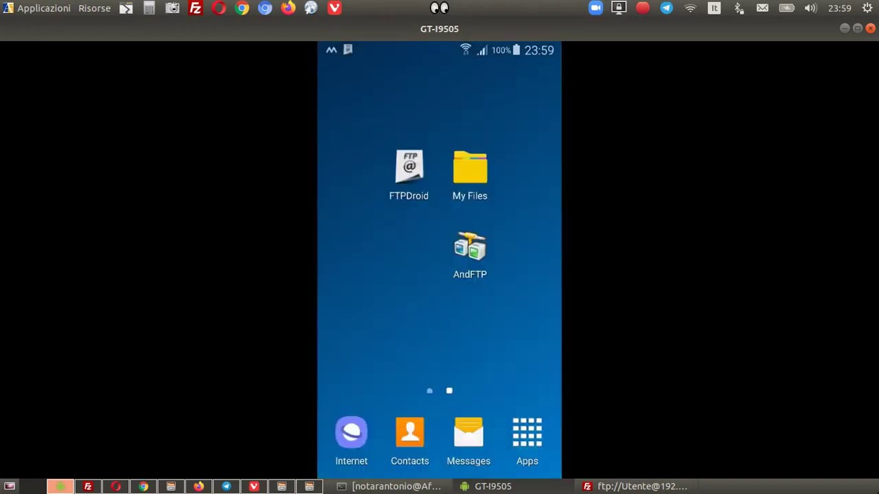 AndFtp: Client ftp per Android: Transfer data across Android, Linux, Mac, Ios, Windows ... ecc.