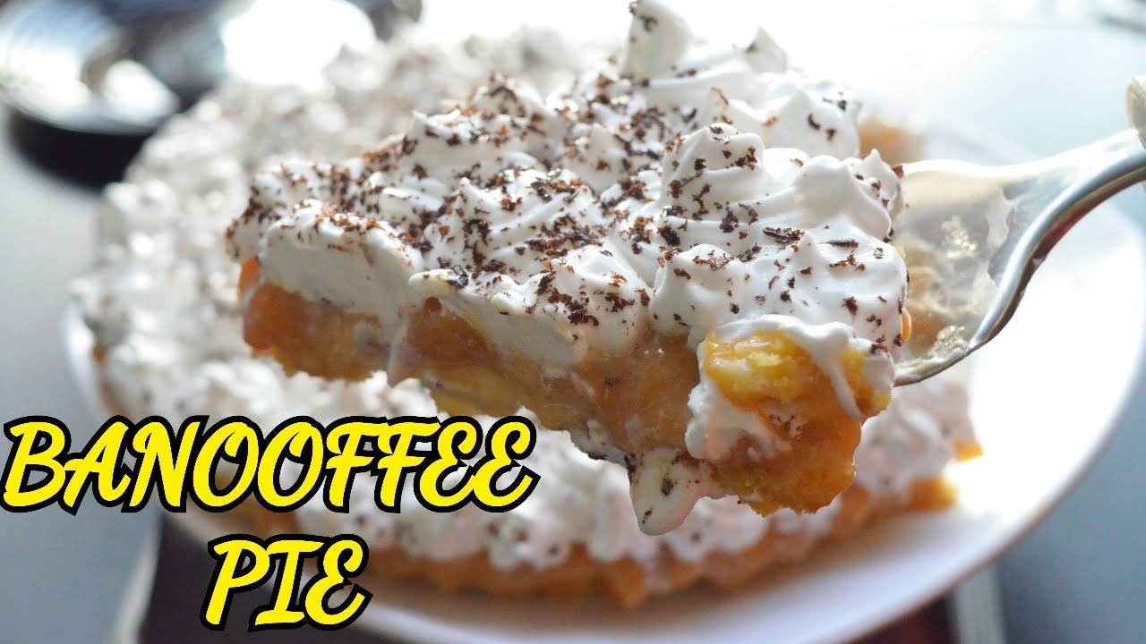 Banoffee Pie With Homemade Toffee Sauce by (YES I CAN COOK)