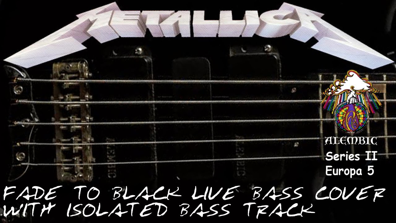 Metallica Fade to Black Mexico City Live Bas cover with Alembic Series II, Newsted style!