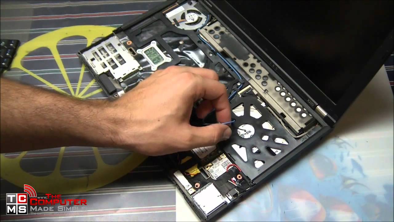How to Install a mSATA SSD drive in a laptop (X220)