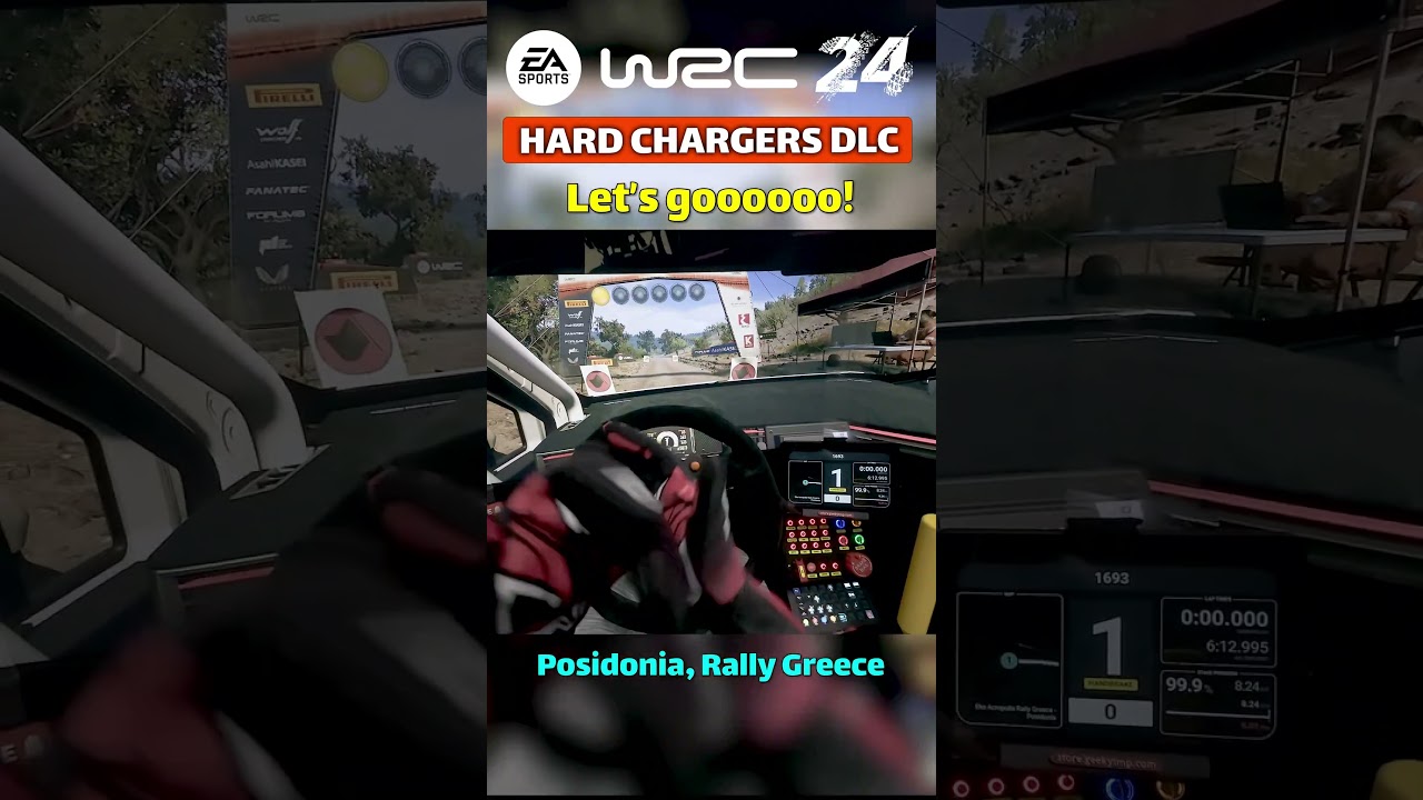 Let's goooo! EA SPORTS WRC 24 Hard Chargers DLC | Posidonia, Greece | Renault Clio Rally3