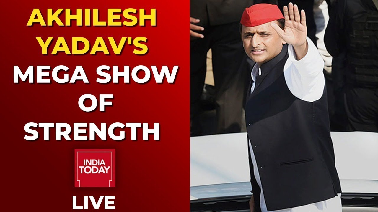 Akhilesh Yadav's Vijay Rath Yatra In UP LIVE | UP Poll Battle | India Today Live
