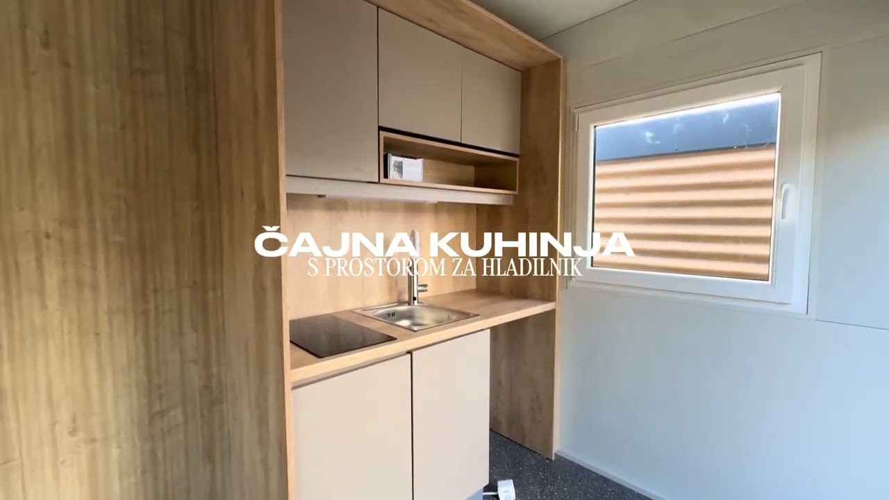 Pisarniški kontejner Hosekra s kuhinjo in pisarno