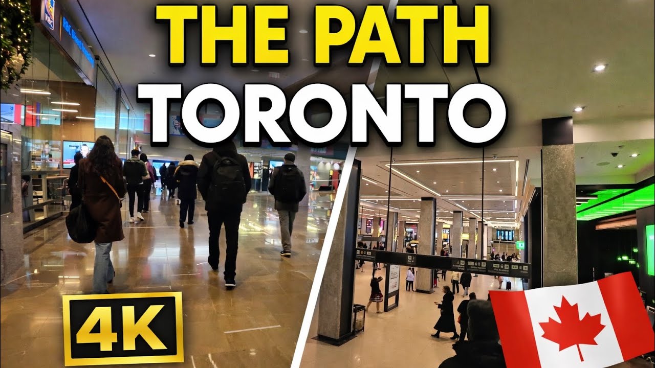 Exploring Downtown Toronto’s PATH|The World’s Largest Underground City| ASMR| Working day 